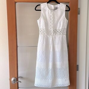 NWT ASOS Design MIDI Cutwork & Sheer Dress
